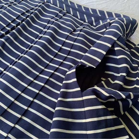 J Crew Striped Pleated Skirt - Picture 5 of 5